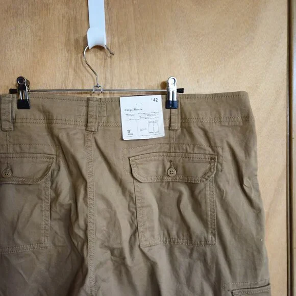 NWST Goodfellow & Co Cargo Short  Mens 42  Khaki Brown - Picture 3 of 8